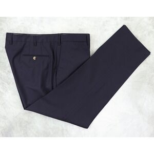 PT Torino Slim Dress Pants Mens 58 - 39x31 Navy Blue Deluxe Comfort Wool Italy